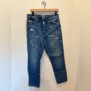 Madewell slim boyfriend high rise jeans - size 30